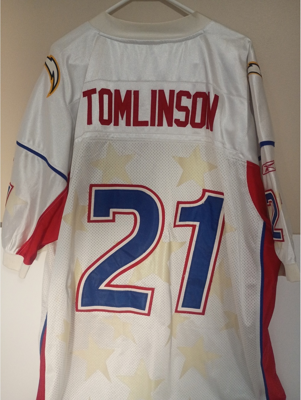 LaDainian Tomlinson 21 AFC Pro Bowl White Football Jersey